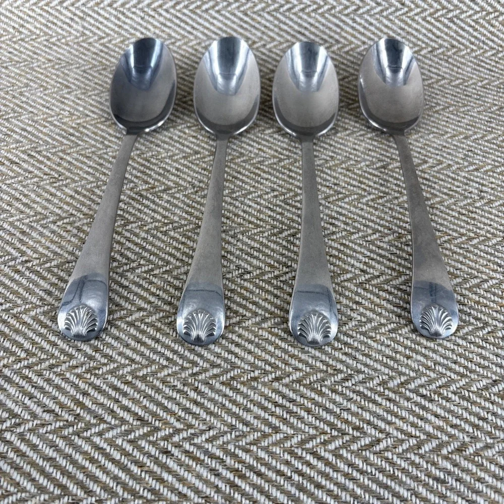 Reed & Barton Select Seychilles Seashell Stainless Steel 4 Tablespoons